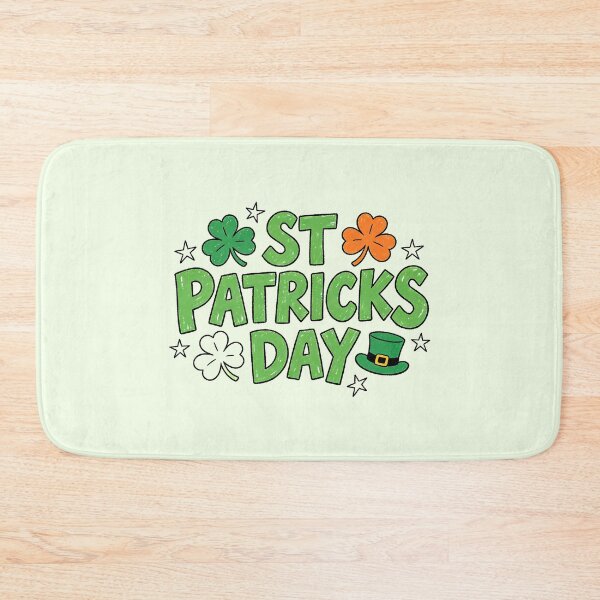 Item preview, Whimsical Hand-Drawn St Patricks Day Shamrock Stars designed and sold by zzz888.