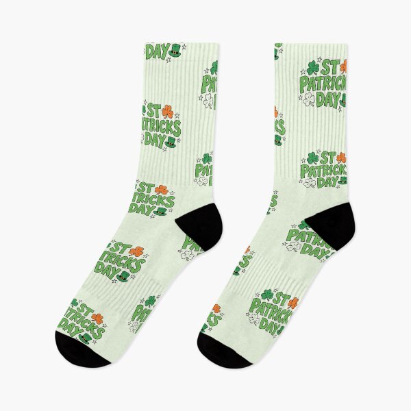 Item preview, Whimsical Hand-Drawn St Patricks Day Shamrock Stars designed and sold by zzz888.