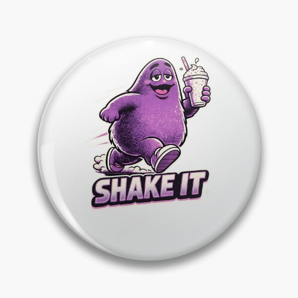Item preview, Grimace – Shake It Fast Food Parody designed and sold by TheArtOfCar.