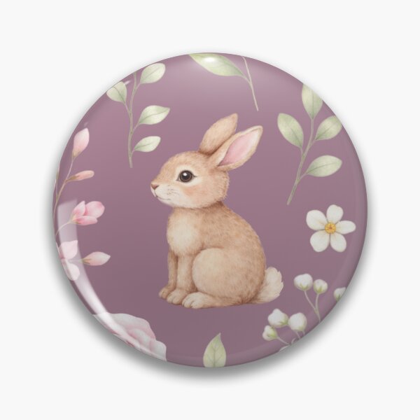Item preview, Cute Bunny Floral Cottagecore Spring Pattern designed and sold by OneLook.