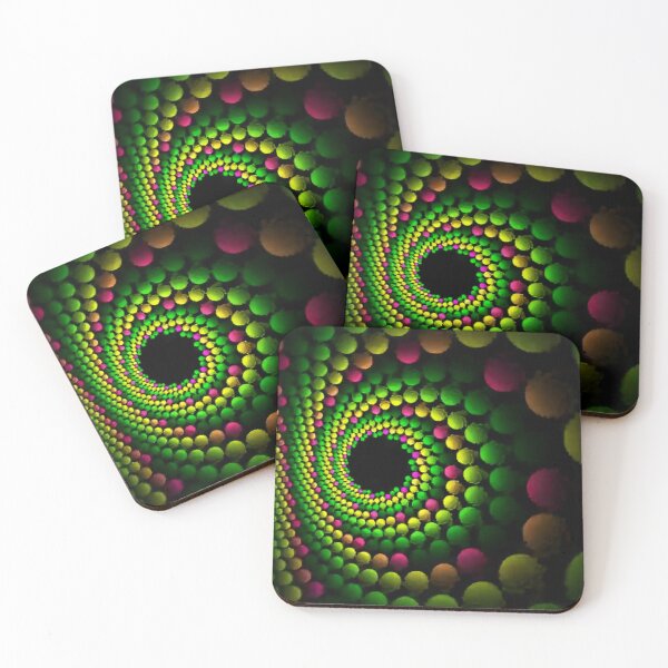 Item preview, Neon Spheres Vortex - Infinite Fractal Spiral designed and sold by DigitalFlowMed.