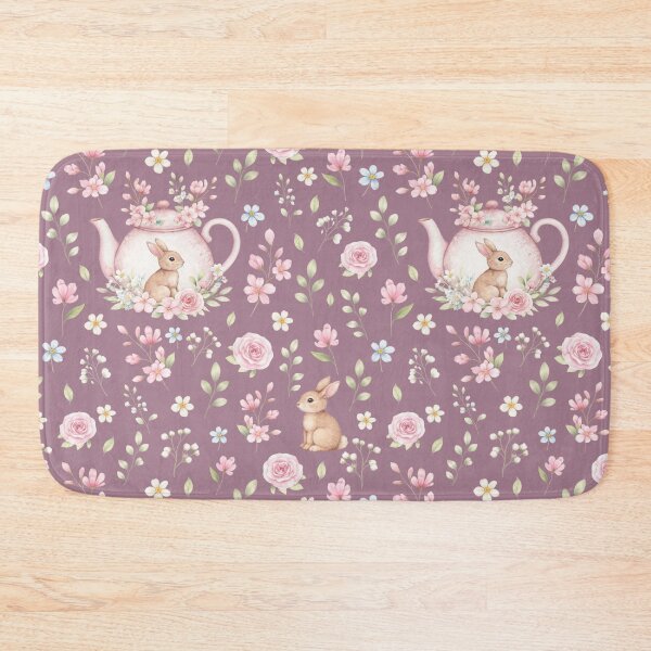 Item preview, Cute Bunny Floral Cottagecore Spring Pattern designed and sold by OneLook.