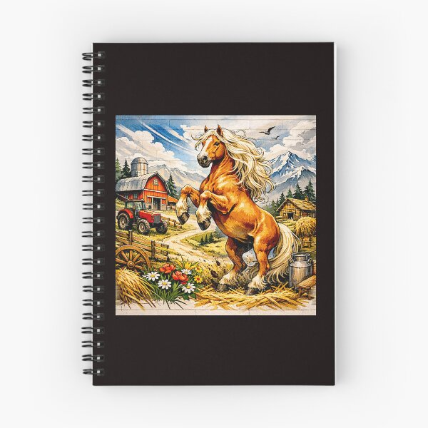 Item preview, Golden Strength: The Haflinger Horse in Line and Light #4 designed and sold by Helios Be. Lavsh.