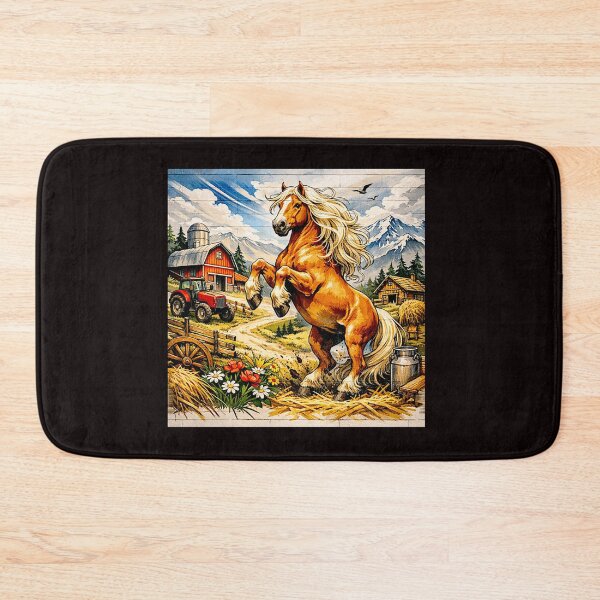 Item preview, Golden Strength: The Haflinger Horse in Line and Light #4 designed and sold by Helios Be. Lavsh.