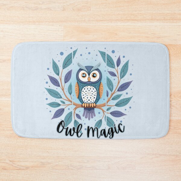 Item preview, Mystic Owl Magic – Ethereal Blue Watercolor Owl designed and sold by PriyaMagic.