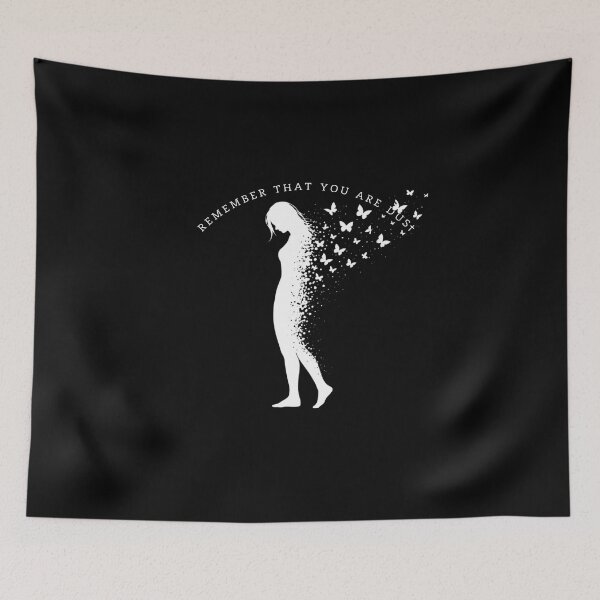 Item preview, Remember That You Are Dust – Memento Mori Butterfly Design designed and sold by CyrilloArt.