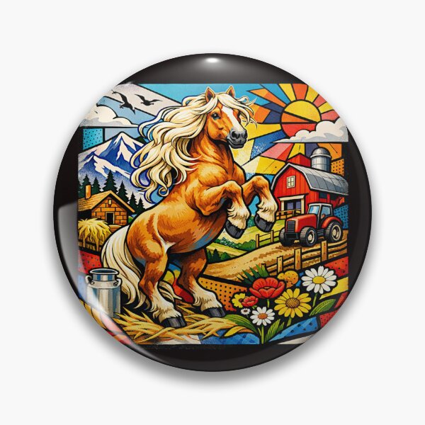 Item preview, Golden Strength: The Haflinger Horse in Line and Light #5 designed and sold by Helios Be. Lavsh.
