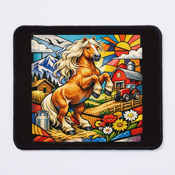 Item preview, Golden Strength: The Haflinger Horse in Line and Light #5 designed and sold by Helios Be. Lavsh.