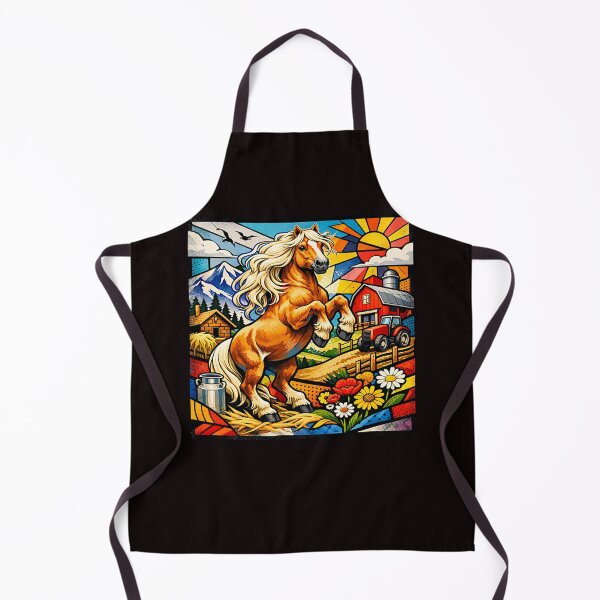 Item preview, Golden Strength: The Haflinger Horse in Line and Light #5 designed and sold by Helios Be. Lavsh.