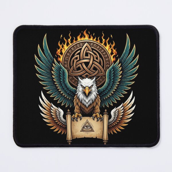 Item preview, Mystic Eagle – Celestial Symbol Emblem designed and sold by Dogandesighn.