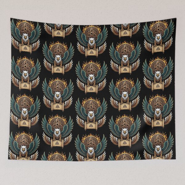 Item preview, Mystic Eagle – Celestial Symbol Emblem designed and sold by Dogandesighn.