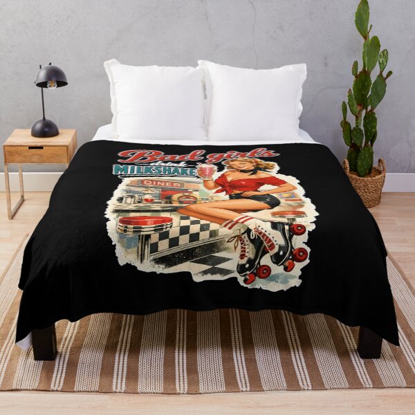 Item preview, Pin-Up Bad Girls Drink Milkshakes: 50s Diner Style designed and sold by Pineapple-Tree.