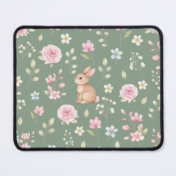 Item preview, Cute Bunny Floral Cottagecore Spring Pattern designed and sold by OneLook.
