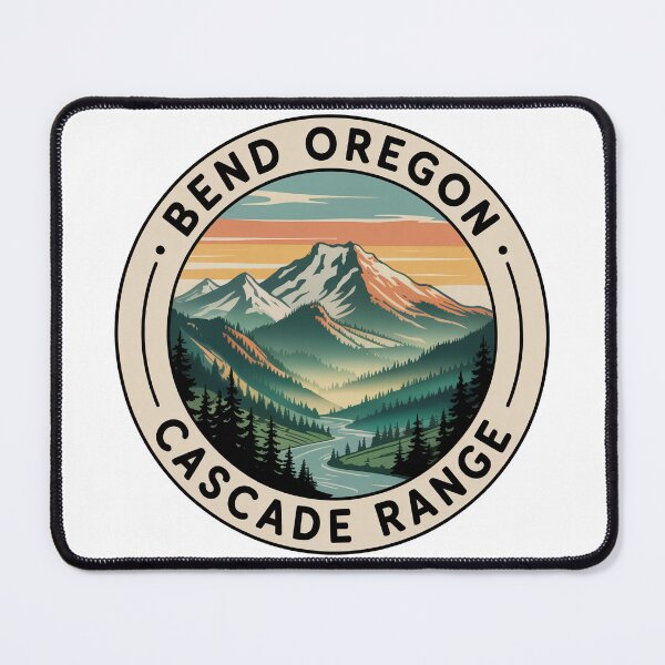 Item preview, Bend Oregon Cascade Range Travel Sticker – Pacific Northwest Mountain Landscape designed and sold by pod24.