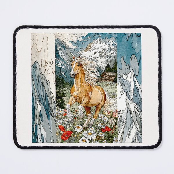 Item preview, Golden Strength: The Haflinger Horse in Line and Light #7 designed and sold by Helios Be. Lavsh.