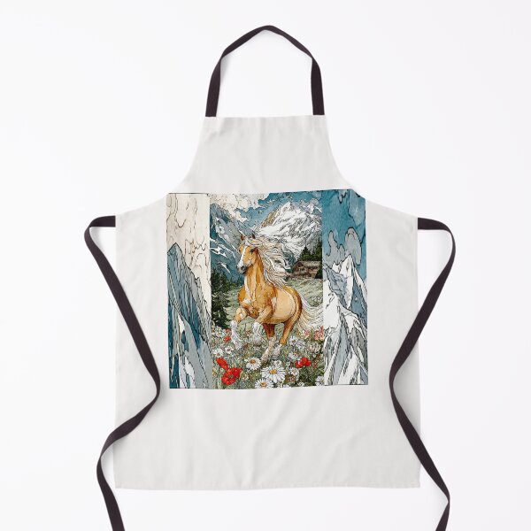 Item preview, Golden Strength: The Haflinger Horse in Line and Light #7 designed and sold by Helios Be. Lavsh.
