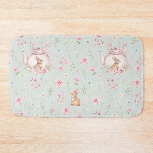 Item preview, Cute Bunny Floral Cottagecore Spring Pattern designed and sold by OneLook.