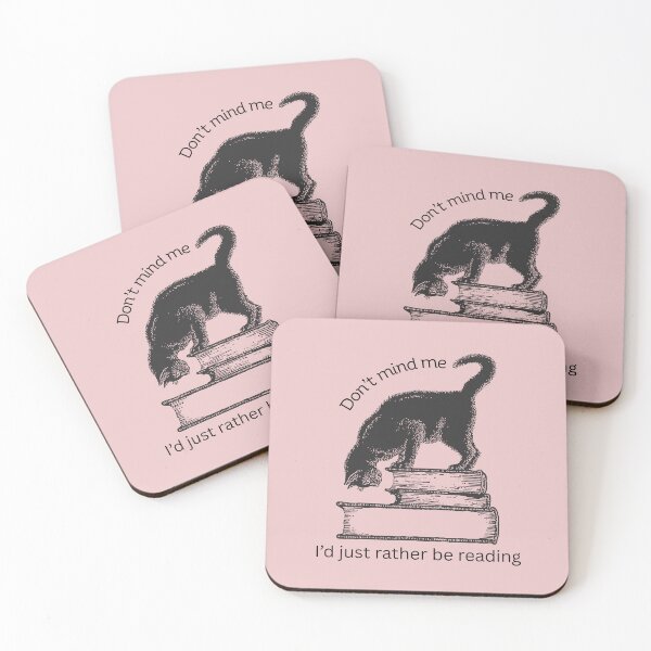 Item preview, Don't mind me I'd just rather be reading cat designed and sold by coodoosandco.