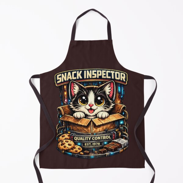 Item preview, Snack Inspector Cat – Funny Cyberpunk Kitten Design | Cute Cat Lover Gift | Futuristic Anime Cat T-Shirt designed and sold by Irysek.