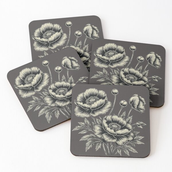 Item preview, Vintage Botanical Poppy Illustration designed and sold by sanorastyle.