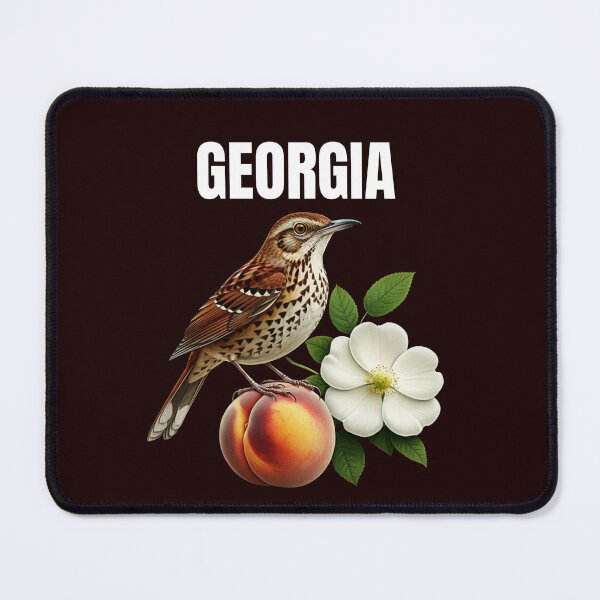 Item preview, Georgia State Symbols: Bird, Fruit, and Flower designed and sold by Sonofwilliam.