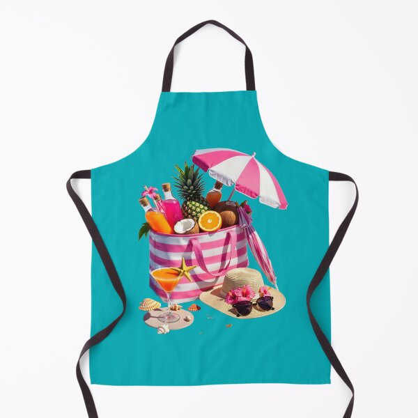 Item preview, Tropical Summer Beach Bag and Cocktails designed and sold by Faelightstudio.