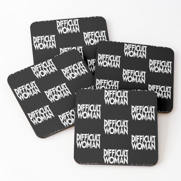 Item preview, Difficult Woman Minimalist Typography Statement Design designed and sold by TomoMadeIt.