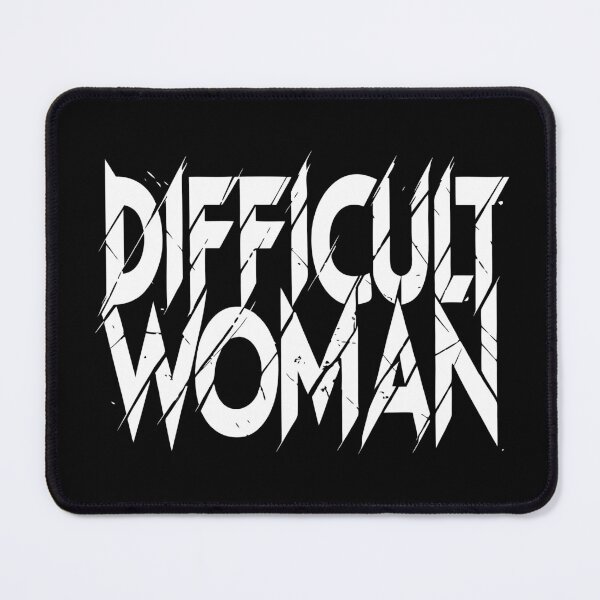 Item preview, Difficult Woman Minimalist Typography Statement Design designed and sold by TomoMadeIt.