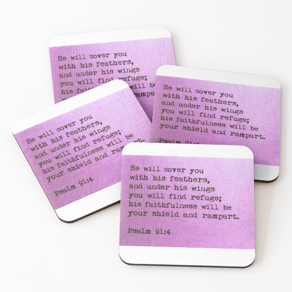 Item preview, Psalm 91:4 designed and sold by di-Vera-Rosati.