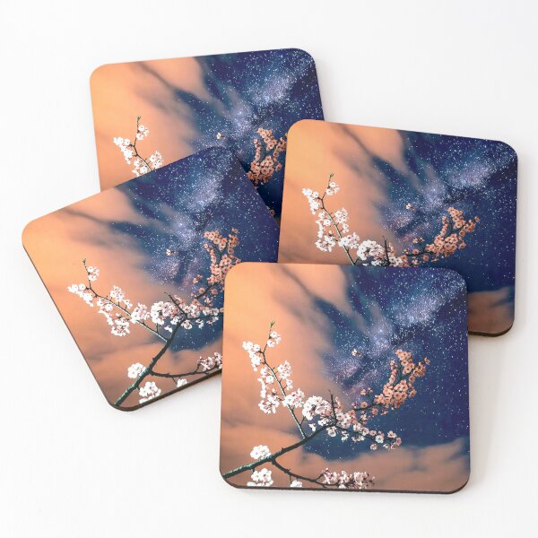 Item preview, Cherry Blossoms Beneath the Milky Way designed and sold by Exodoi.