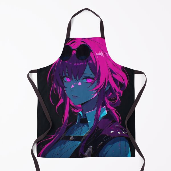 Artikelvorschau, Neon Shadow Ronin – Magenta Glow Cyberpunk Portrait entworfen und verkauft von Jimakmo.