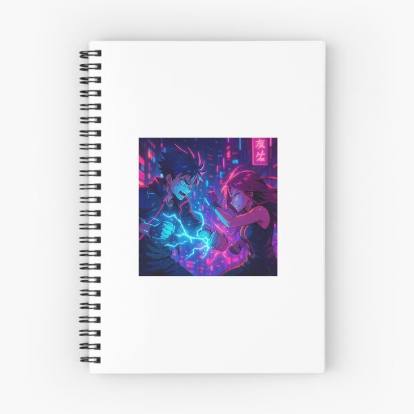 Item preview, Neon Clash – Cyberpunk Battle Scene designed and sold by ZolaDesings.