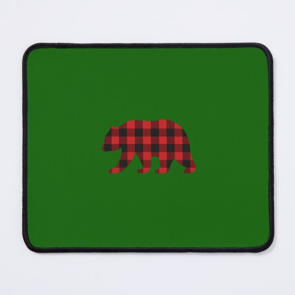 Item preview, plaid bear designed and sold by Broken Antler Designs .