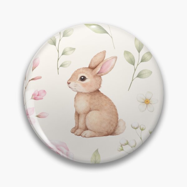 Item preview, Cute Bunny Floral Cottagecore Spring Pattern designed and sold by OneLook.