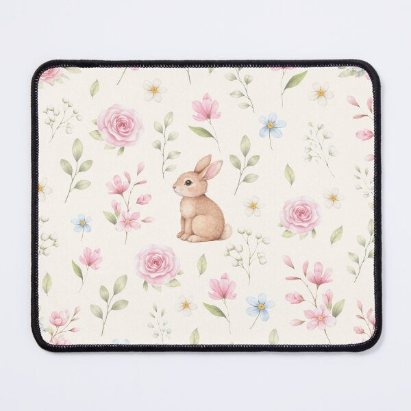 Item preview, Cute Bunny Floral Cottagecore Spring Pattern designed and sold by OneLook.