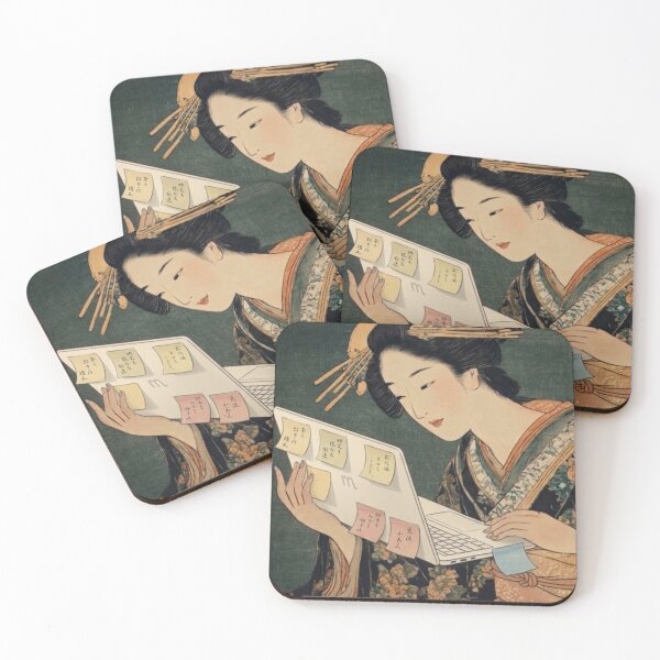 Item preview, “Modern Ukiyo‑E Muse: The Digital Geisha” designed and sold by Print Fiction.