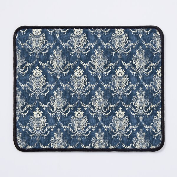 Item preview, Vintage Dark Blue Damask Pattern designed and sold by LouieVanille.