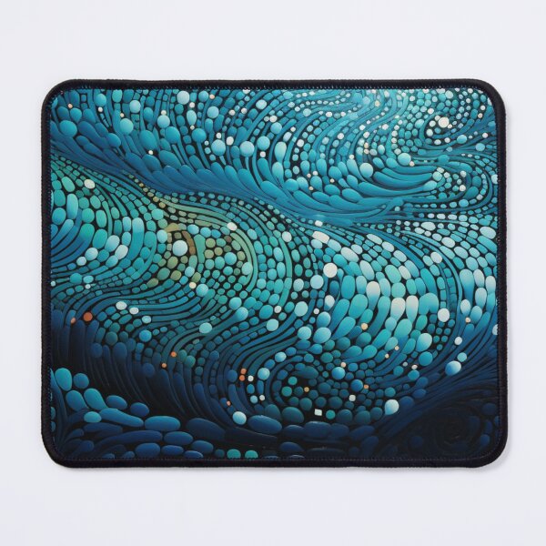 Item preview, Aboriginal Inspired Dot Art - With Powerful Waves designed and sold by GrinGalore.