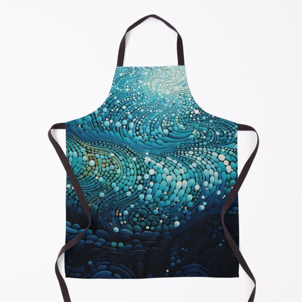Item preview, Aboriginal Inspired Dot Art - With Powerful Waves designed and sold by GrinGalore.