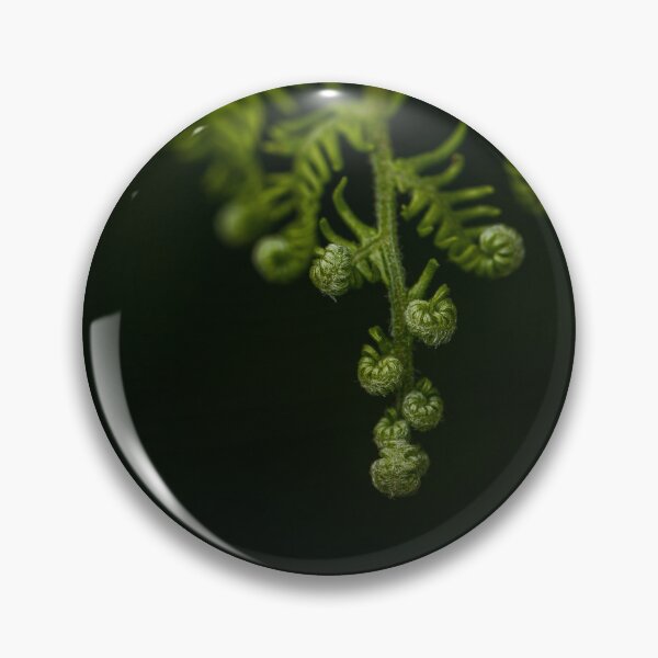 Item preview, Emerald Fern Unfurling , Moody Forest Macro Photography designed and sold by JSFrame.