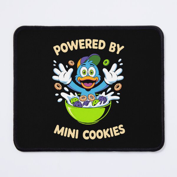 Item preview, Powered by Mini Cookies – Funny Cookie Cereal Breakfast Design designed and sold by Art-Arcade6.