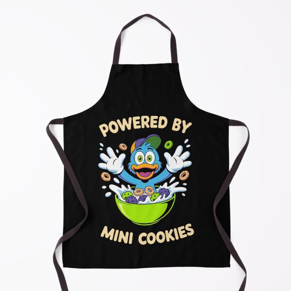 Item preview, Powered by Mini Cookies – Funny Cookie Cereal Breakfast Design designed and sold by Art-Arcade6.