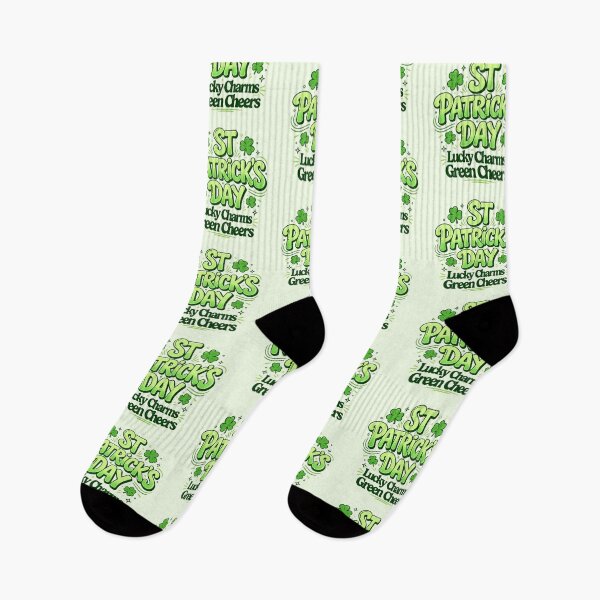 Item preview, Modern Lucky Charms Green Cheers Typography designed and sold by zzz888.