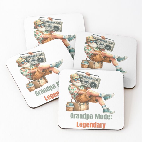 Item preview, Grandpa Mode: Legendary – Retro Cool Grandpa designed and sold by Luckyword.