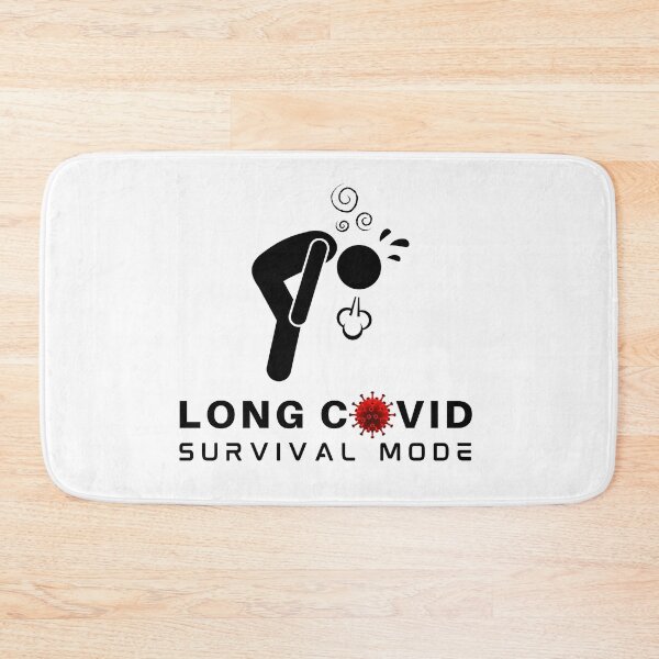Item preview, LONG COVID - Survival Mode (black text). designed and sold by MPC-Mince-Pies.