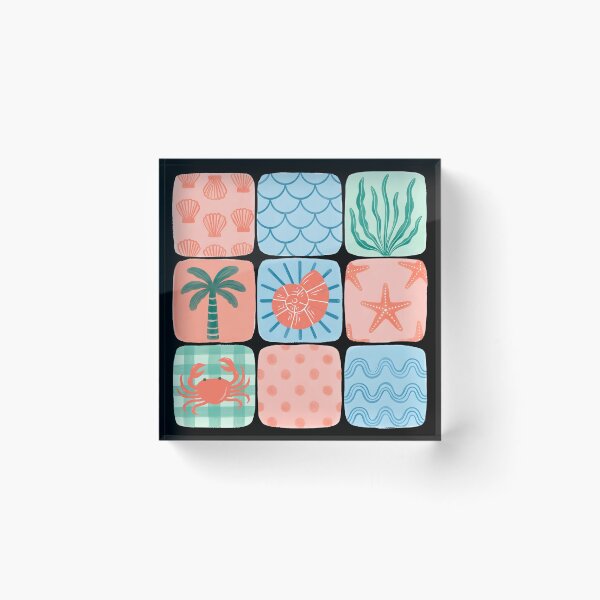 Item preview, Nautical Coastal Seamless Pattern designed and sold by FRH Design ⭐⭐⭐⭐⭐.