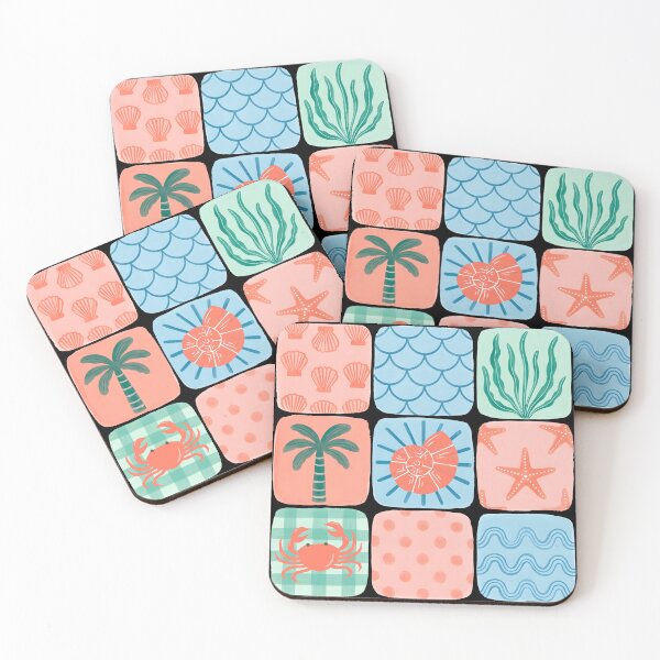 Item preview, Nautical Coastal Seamless Pattern designed and sold by FRH Design ⭐⭐⭐⭐⭐.