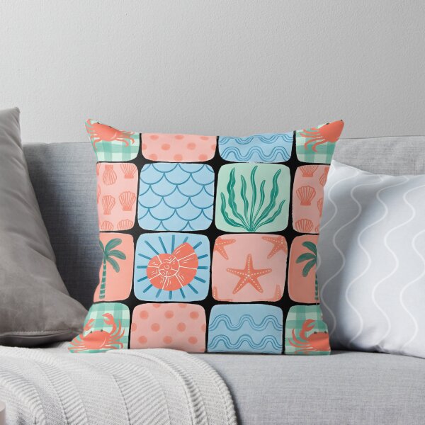 Item preview, Nautical Coastal Seamless Pattern designed and sold by FRH Design ⭐⭐⭐⭐⭐.