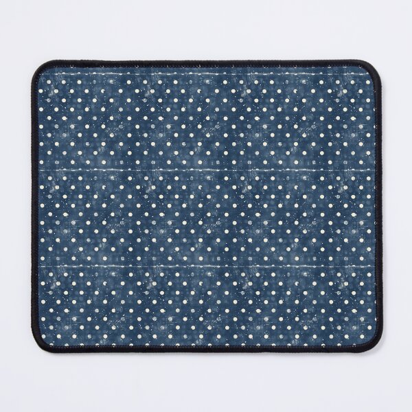 Item preview, Vintage Dark Blue Polka Dot Pattern designed and sold by LouieVanille.