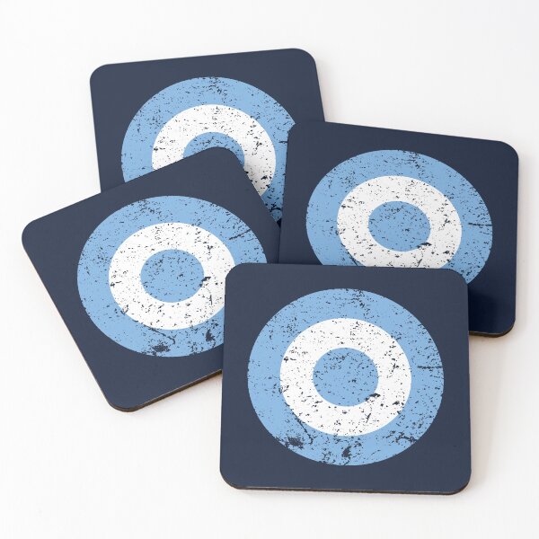 Item preview, Argentina Roundel / Insignia - Worn / Eroded / Aged / Grunge (Small) designed and sold by STUDIO-72.
